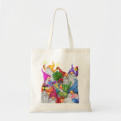 Kerstgnomen Canvas tas Celebratie (Voorkant)