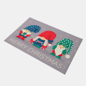 Kerstgnomen Deurmat (Schuin)