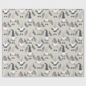 Kerstgnomen en Griekenland Cadeaupapier (Vlak)