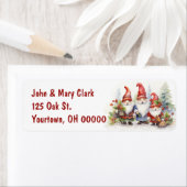 Kerstgnomen Etiket (Insitu)