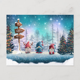 Kerstgnomen Feestdagenkaart