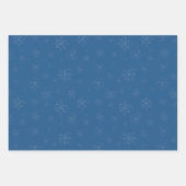 Kerstgnomen GNOEL Winter Snowflake Inpakpapier Vel (Voorkant 2)