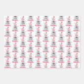 kerstgnomen GNOEL Winter Snowflake Wrapping P Inpakpapier Vel (Voorkant 2)