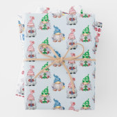 kerstgnomen GNOEL Winter Snowflake Wrapping P Inpakpapier Vel (In situ)