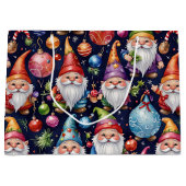 Kerstgnomen Groot Cadeauzakje (Voorkant)