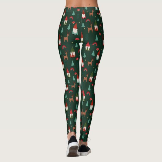 Kerstgnomen Holiday Leggings (Achterkant)