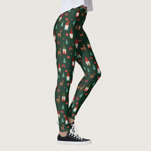 Kerstgnomen Holiday Leggings (Rechts)