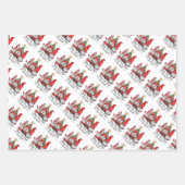 Kerstgnomen Inpakpapier Vel (Voorkant 2)