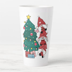 Kerstgnomen Latte Mok