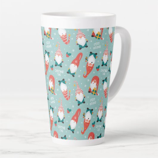 Kerstgnomen Latte Mok (Rechterhoek)