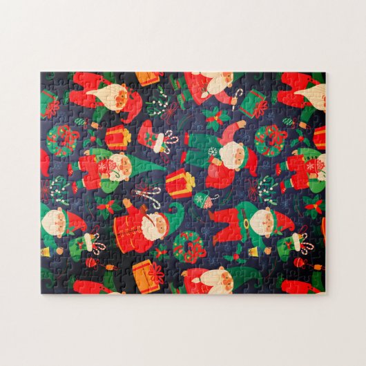 Kerstgnomen Legpuzzel (Horizontaal)