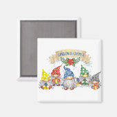 Kerstgnomen Magneet (Voorkant / Achterkant)