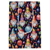 Kerstgnomen Medium Cadeauzakje (Achterkant)