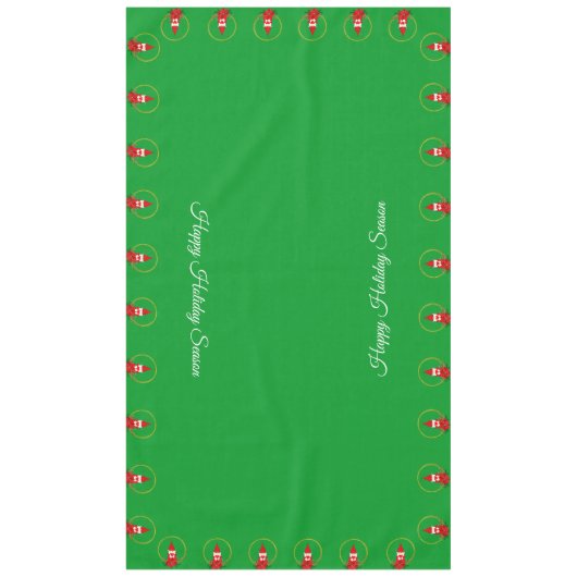 Kerstgnomen op de groene tablet tafelkleed (Voorkant)