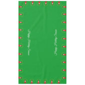 Kerstgnomen op groene tafelkleed (Voorkant)
