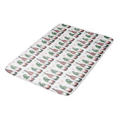 Kerstgnomen Pattern Badmat (Gekanteld)