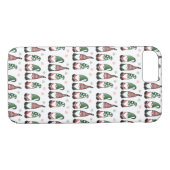 Kerstgnomen Pattern Case-Mate iPhone Case (Achterkant (Horizontaal))
