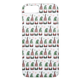 Kerstgnomen Pattern iPhone 8/7 Hoesje