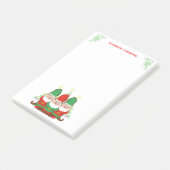 Kerstgnomen, persoonlijk post-it® notes (Schuin)