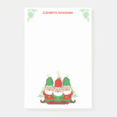 Kerstgnomen, persoonlijk post-it® notes (Voorkant)