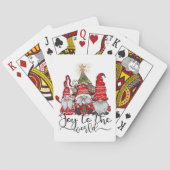Kerstgnomen Pokerkaarten (Achterkant)