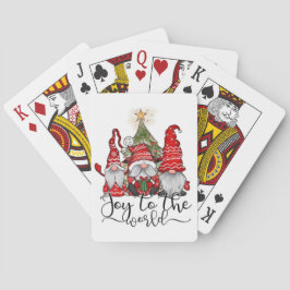 Kerstgnomen Pokerkaarten