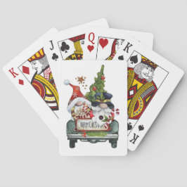 Kerstgnomen Pokerkaarten
