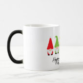 Kerstgnomen Prettige feestdagen kleurrijke vun Magische Mok (Links)