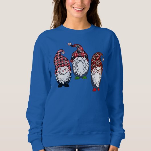 Kerstgnomen Pset Colorful Funny Kerstmis Trui (Voorkant)