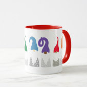 Kerstgnomen (regenboog) mok (Voorkant rechts)