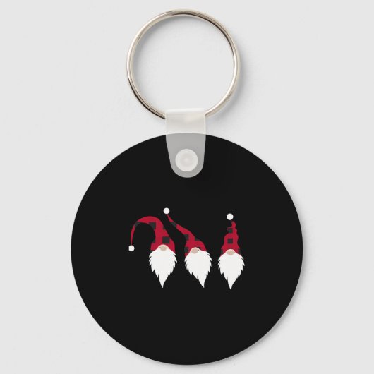 Kerstgnomen Sleutelhanger (Voorkant)