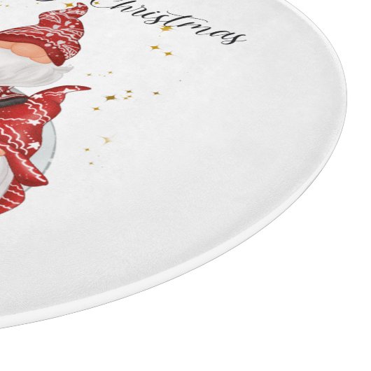 Kerstgnomen Snijplank (Hoek)