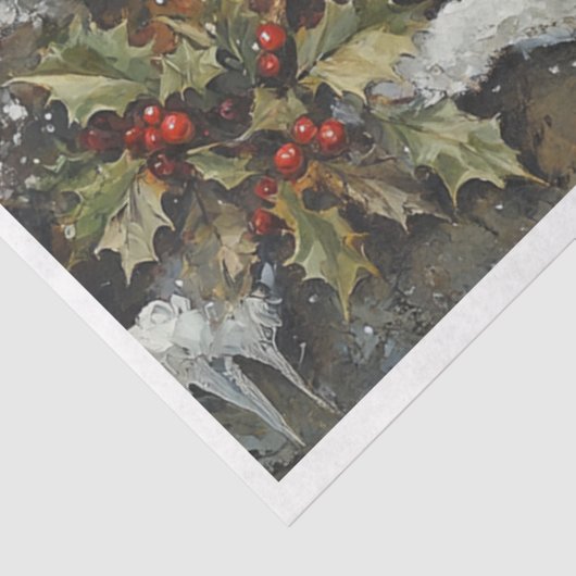 Kerstgnomen Tissuepapier (Detail)