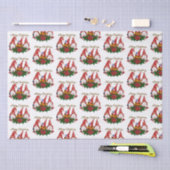 Kerstgnomen trendy knuffel Kerstmis Tissuepapier (Craft)
