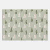 Kerstgnomen Trolls Inpakpapier Vel (Voorkant 3)