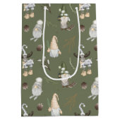 Kerstgnomen Woodland Medium Cadeauzakje (Achterkant)