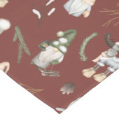 Kerstgnomen Woodland Short Table Runner Korte Tafelloper (Hoek)