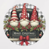 Kerstgnomes “Van:” Labels (Design 2)