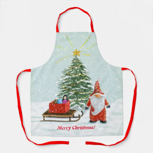 Kerstgnoom Apron medium Schort