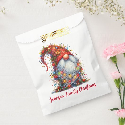 kerstgnoom bedankzakje (Gezegeld)