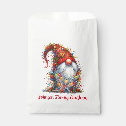 kerstgnoom bedankzakje (Voorkant)