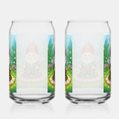 kerstgnoom blikvorm glas (Rechts)