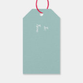 kerstgnoom cadeaulabel (Achterkant)