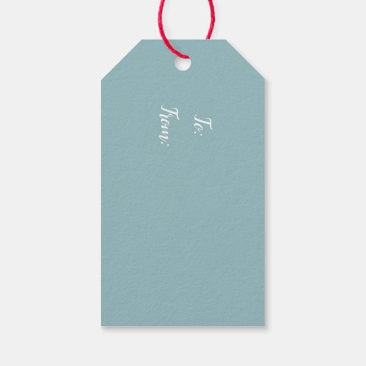 kerstgnoom cadeaulabel (Achterkant)