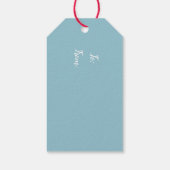 kerstgnoom cadeaulabel (Achterkant)