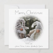 kerstgnoom | IMF | Kerstfeestdag Feestdagenkaart (Voorkant)