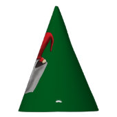 Kerstgnoom in een zak feesthoedjes (Rechts)