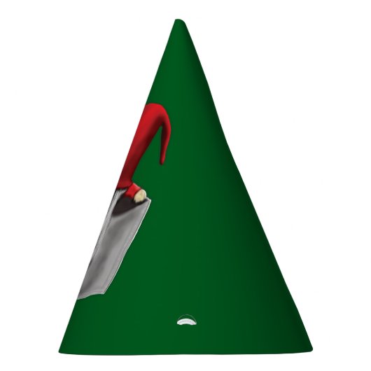 Kerstgnoom in een zak feesthoedjes (Rechts)