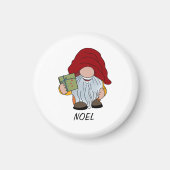 kerstgnoom magneet (Voorkant)