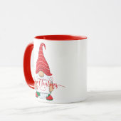 kerstgnoom mok (Voorkant links)